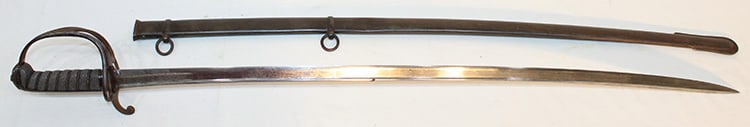 Officers Sword Marked C. Smith Piccadilly London: Officers sword marked C. Smith Piccadilly London. Has nice scabbard engraved blade with a crown. Blade is 32".