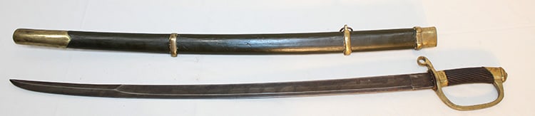 Russian Military Sword Marked H. G. 7B9538 (1 of 6)