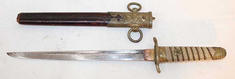 Imperial Japanese Navy Officer Dirk With Scabbard (1 of 6)