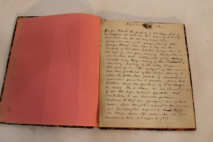 Book Of Handwritten Titled Register Of Slave Autobiography 1840 (Estate Fresh) (1 of 7)