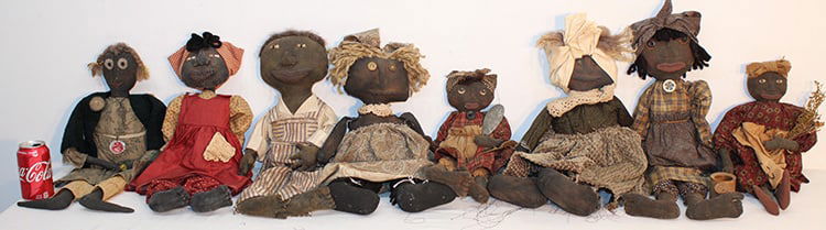 8 Estate Fresh Black Vintage Dolls (1 of 3)