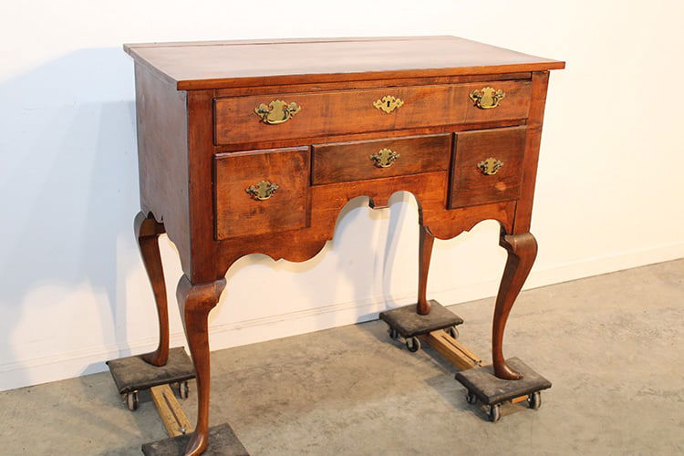 Queen Anne Carved Lowboy Probably Christopher Townsend (1 of 7)