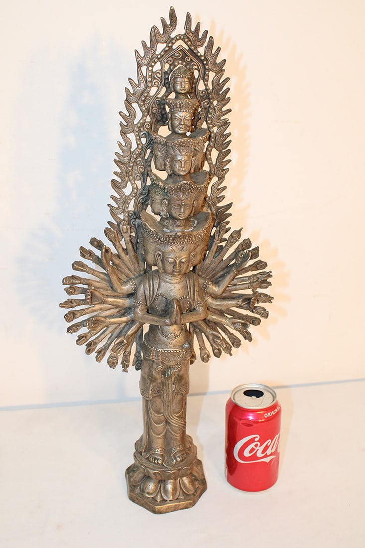 21" Thousand Arm Thousand Eye Buddha (1 of 7)