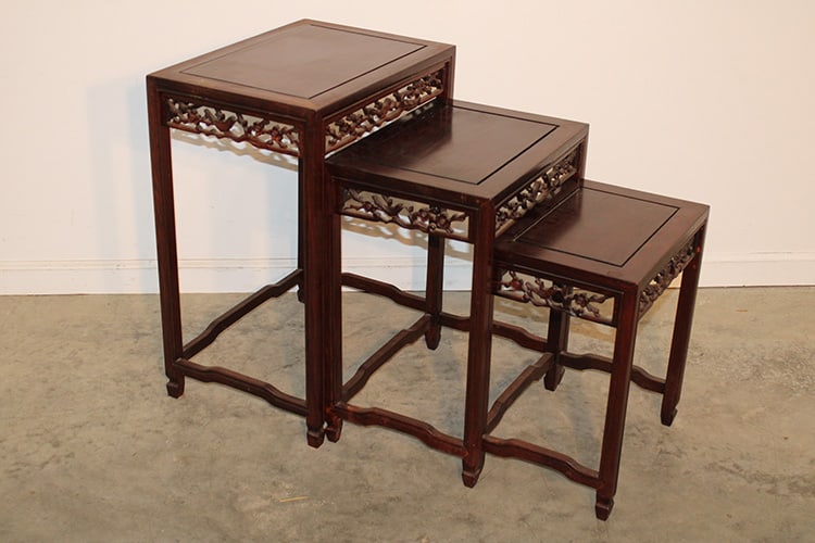 Vintage Chinese Nesting Tables (1 of 4)