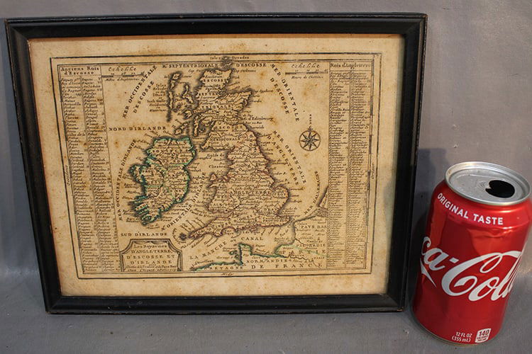 Small 18Th C. Map Of British Isles Estate Fresh (1 of 3)