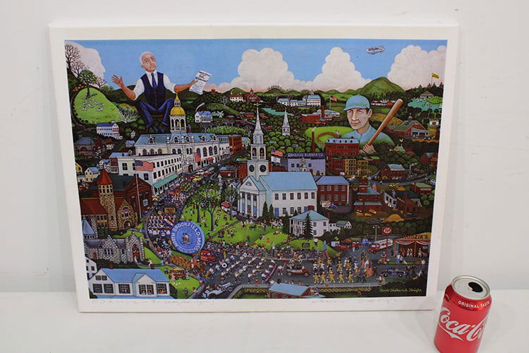 Artist Signed Silk Screen By Jacob Knight Of N. Brookfield MA (1 of 6)