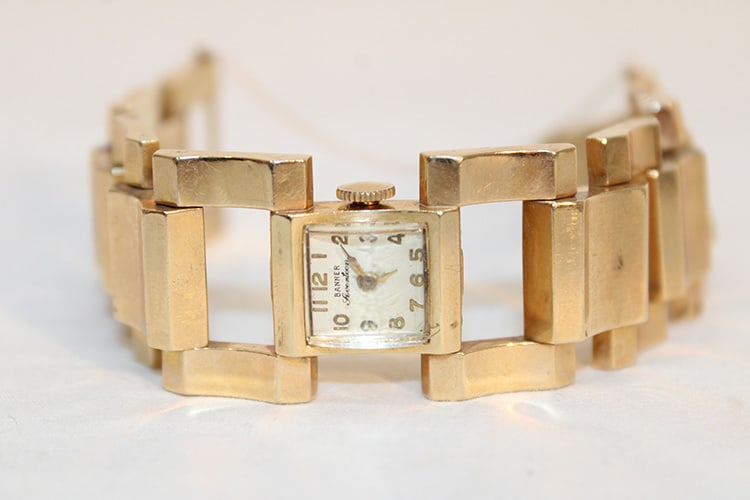 Heavy Solid 14K Gold Wrist Watch 28 DWT (Total Gold Without The Works) (1 of 4)