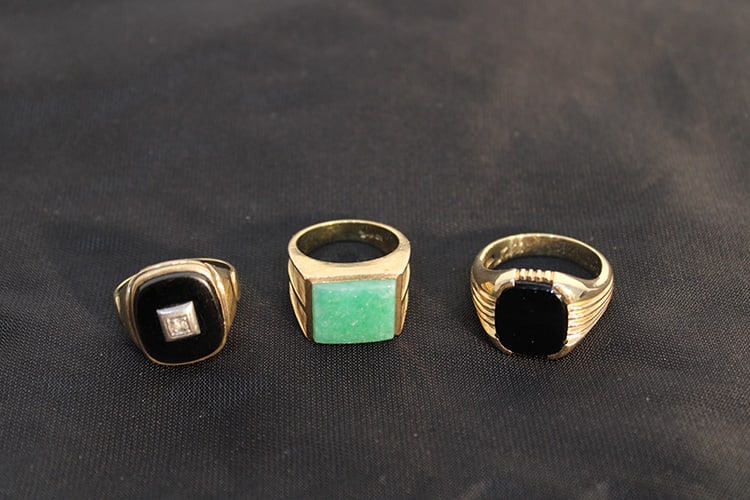 3 Nice Heavy 14K Gold Rings 14.3 Dwt (1 of 3)