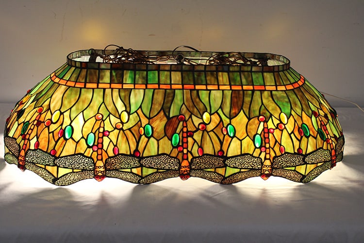 High Quality Tiffany Style Leaded Dragonfly Lamp (1 of 6)
