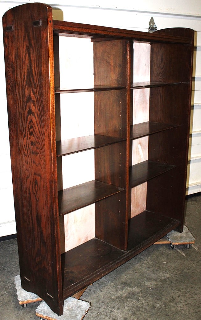Antique Oak Stickley style Bookcase (1 of 5)