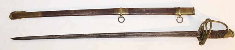Fine Civil War Confederate Sword Marked With C.S. (1 of 8)