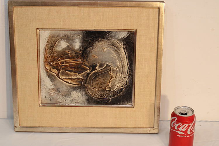 Oil On Canvas Painting Signed By Spanish Artist Antonio Suarez 1960 (1 of 5)