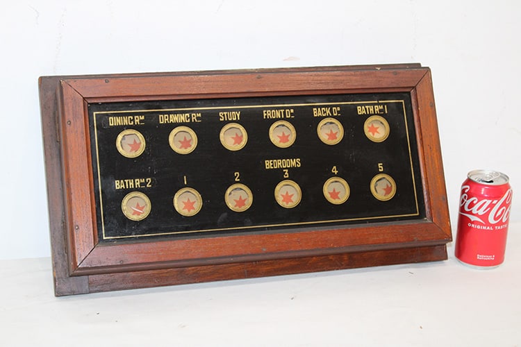 Antique Butlers Call Box In Oak (1 of 3)