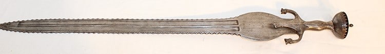 Rare Indo Persian Mughal Tulwar Firangi Sword (1 of 6)
