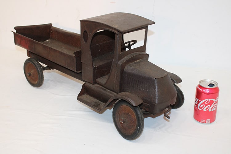 Early Pressed Steel Probably American National Mack Toy Dump Truck (1 of 5)