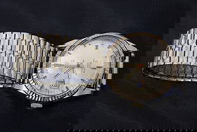 Vintage Bulova oceanographer with a 10k gold bezel (running) in nice condition. Serial #J10766.: Vintage Bulova oceanographer with a 10k gold bezel (running) in nice condition. Serial #J10766. Richmond estate.