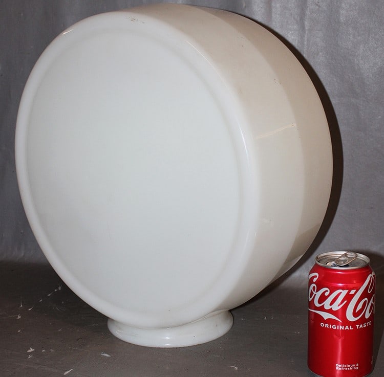 Vintage 14" gas pump globe in milk glass. Estate fresh in nice condition. No chips or cracks. (1 of 4)