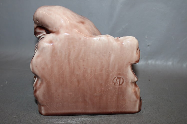 Pair of William McDonald and "Raven" Rookwood pottery bookends in nice condition. #2275, Rookwood - 2