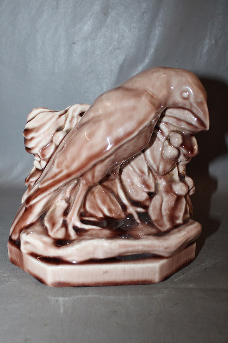 Pair of William McDonald and "Raven" Rookwood pottery bookends in nice condition. #2275, Rookwood - 3