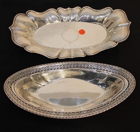 2 Fancy Sterling Bowls 14.46 Ozt (1 of 3)