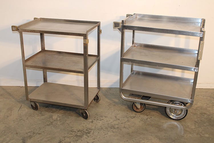 2 Industrial "Lakeside" Stainless Steel Utility Carts (1 of 6)