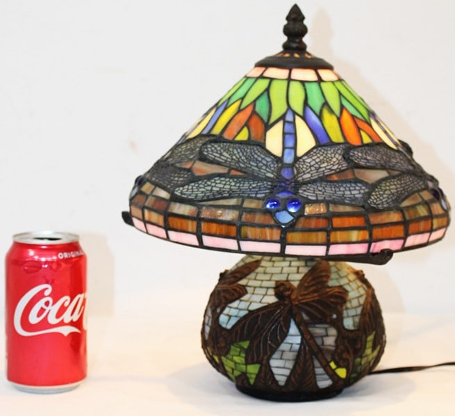 Sweet Boudoir Size Tiffany Style Dragonfly Lamp (1 of 5)