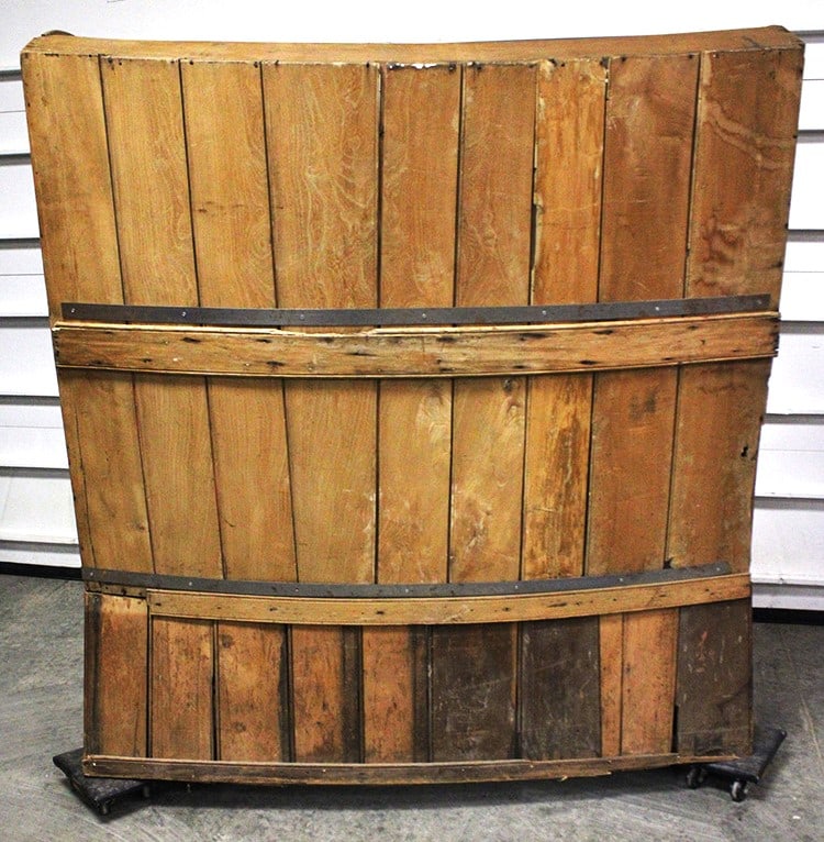 Country 19Th C. Primitive Pine Settle Bench - 5