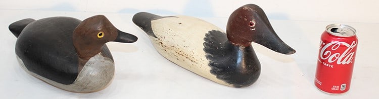 Pair Of Antique Duck Decoys With Glass Eyes (1 of 6)