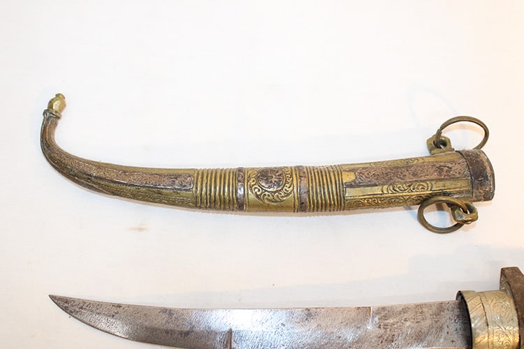 Arabic Style Dagger With Sheath - 2