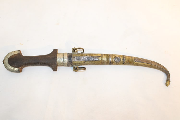 Arabic Style Dagger With Sheath - 7