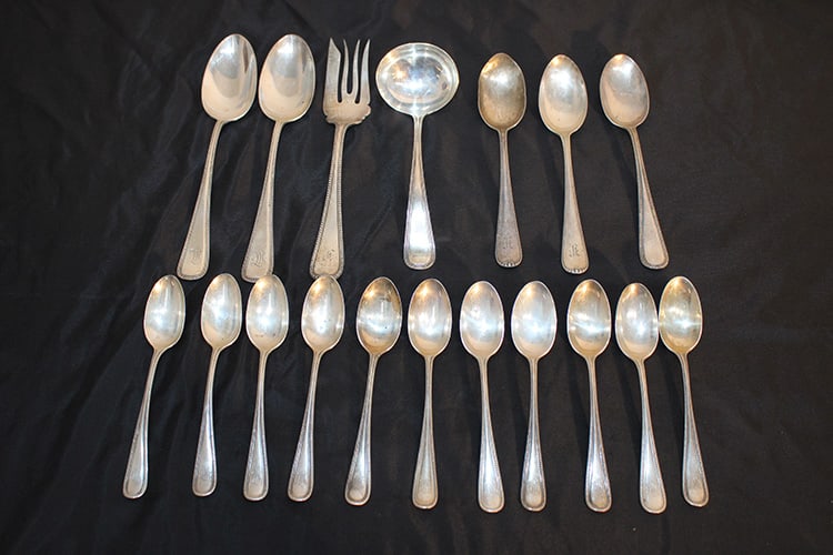 18 Pieces of Sterling Silver 21.75-ozt. (1 of 4)