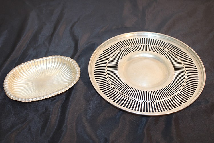 Sterling 10" Plate & 6 " Soap Dish 13.75-ozt. (1 of 4)
