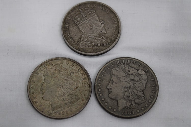 1903- Edward the 17th, 1921, 1984S Morgan Silver Dollars: 1903- Edward the 17th, 1921, 1984S Morgan Silver Dollars. Vermont estate.