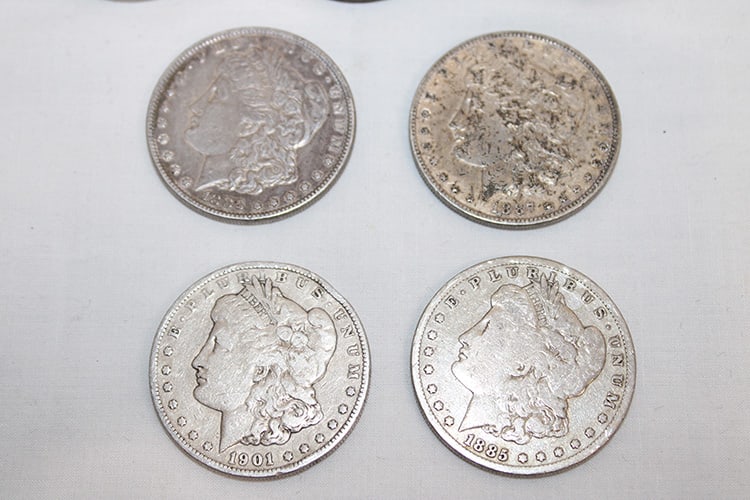 10 Morgan Silver Dollars - 3
