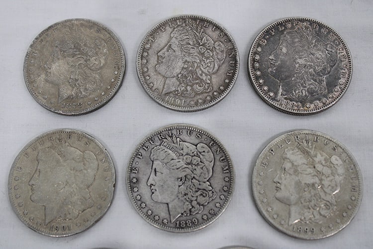10 Morgan Silver Dollars - 2