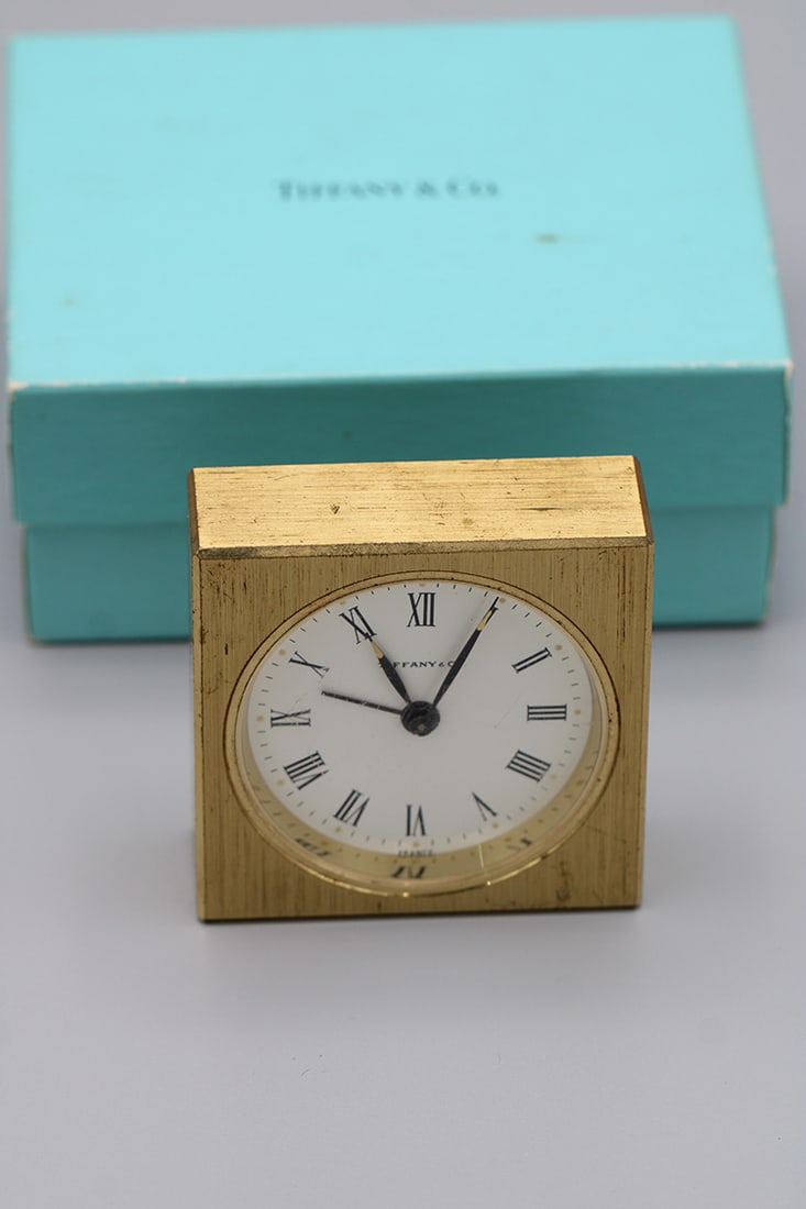 Marked Tiffany & Co. France Travel Clock (1 of 4)