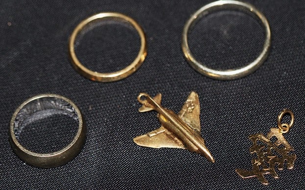 3 - 14K Rings, 2 Charms 10.2 Dwt. (1 of 3)