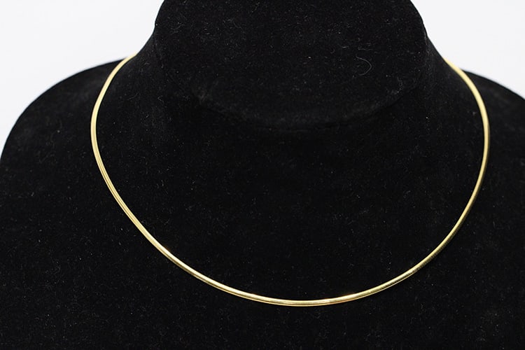 16" - 18K Gold Necklace 4.7 Dwt.: 16" - 18K Gold Necklace 4.7 Dwt. Nice condition. Vermont estate.