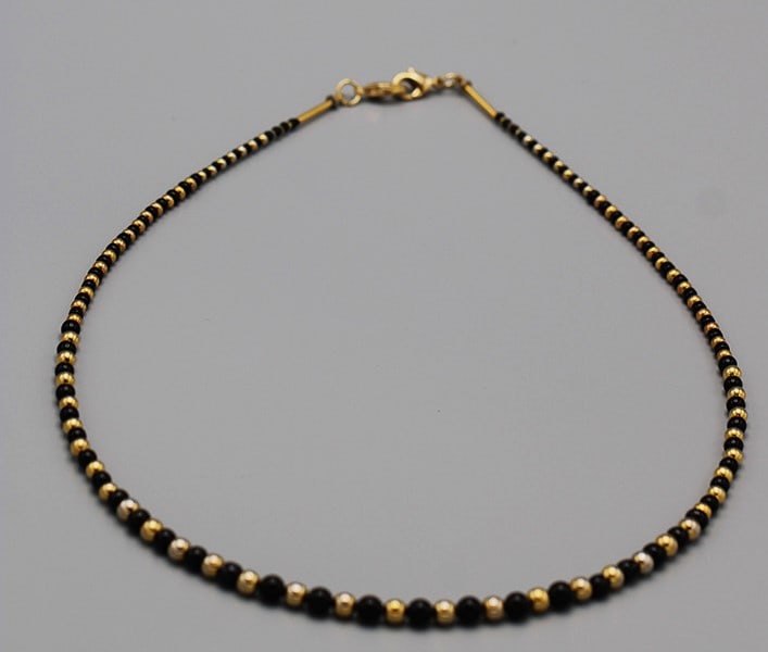 Classy 19" - 14K Gold & Black Onyx Necklace (1 of 3)