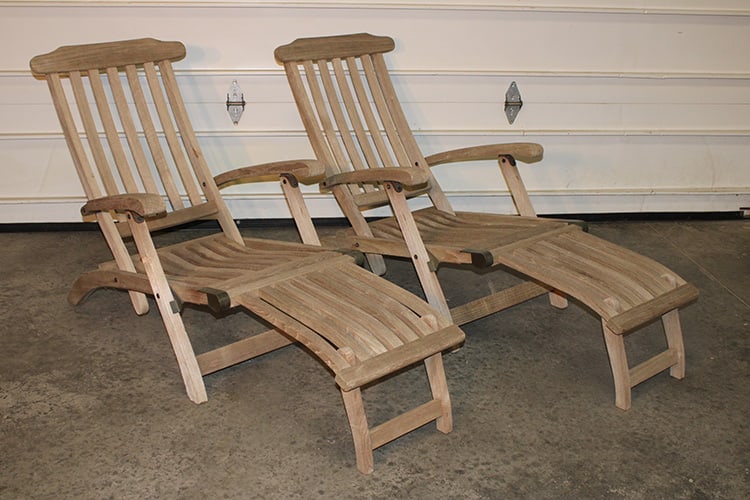 Pair of Kingsly - Bate Teak Royal Steamer Deck Chairs (1 of 6)