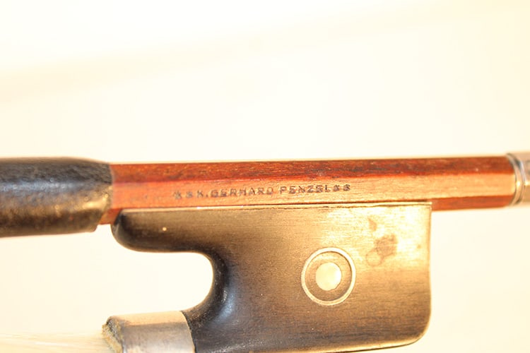 Super Estate Cello Bow Marked K. Gerhard Penzel - 7