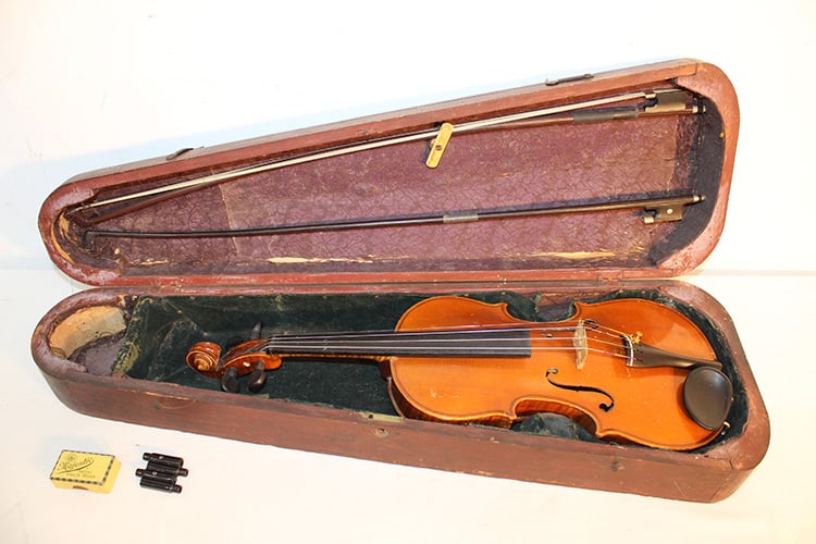 Old 4/4 Violin Labeled Copy of Andreas Amati (1 of 13)