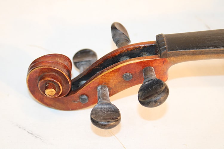 Old 4/4 Violin With Case - 3