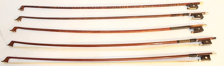 5 Vintage Violin Bows (1 of 3)