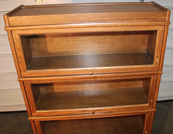 Tall Hale 4 Section Oak Stacking Bookcase - 3