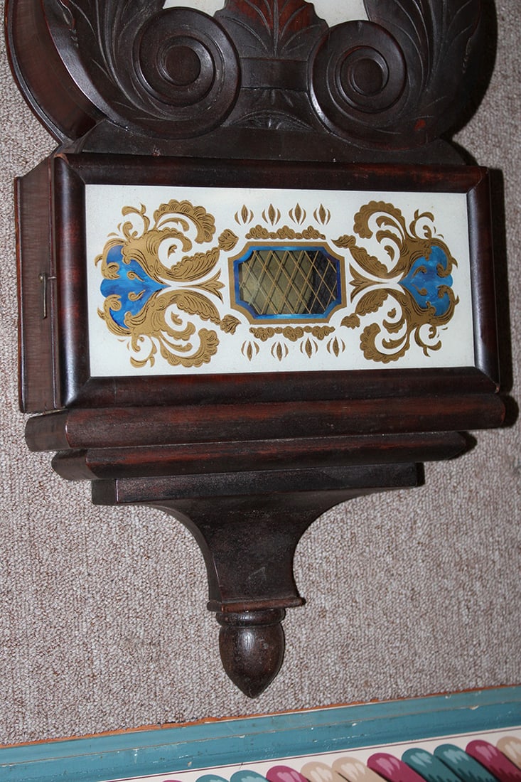 Period Weight driven Lyre Shape Banjo Clock - 4