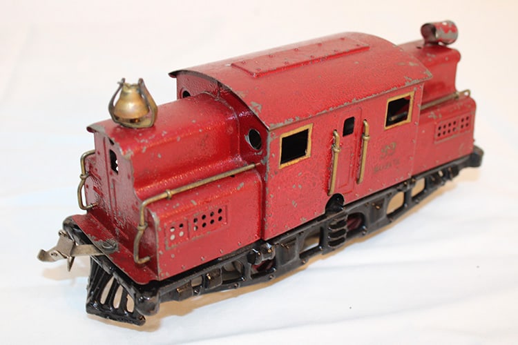 1922 Ives Clockwork Train Engine #32?, Ives 3218 Engine - 5