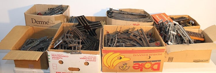Several Boxes of Standard and "O" Gauge Train Tracks (1 of 6)