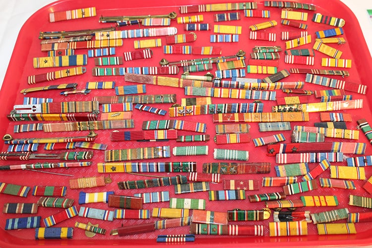 Large Group of Vintage Military Ribbon Bars (1 of 6)