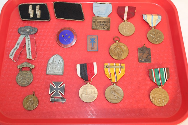 Group of Military Pins and Medals (some German) (1 of 5)